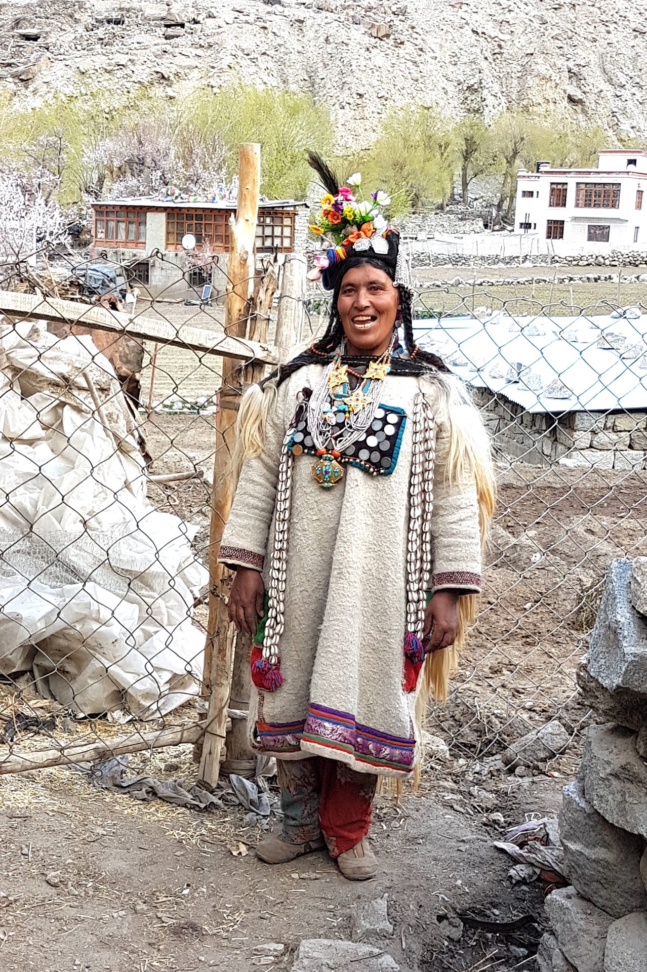 Colourful and opulent: The traditional Ladakhi wear. Get yourself clicked in one!