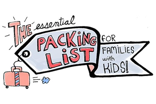 How to pack for a family vacation with kids around?